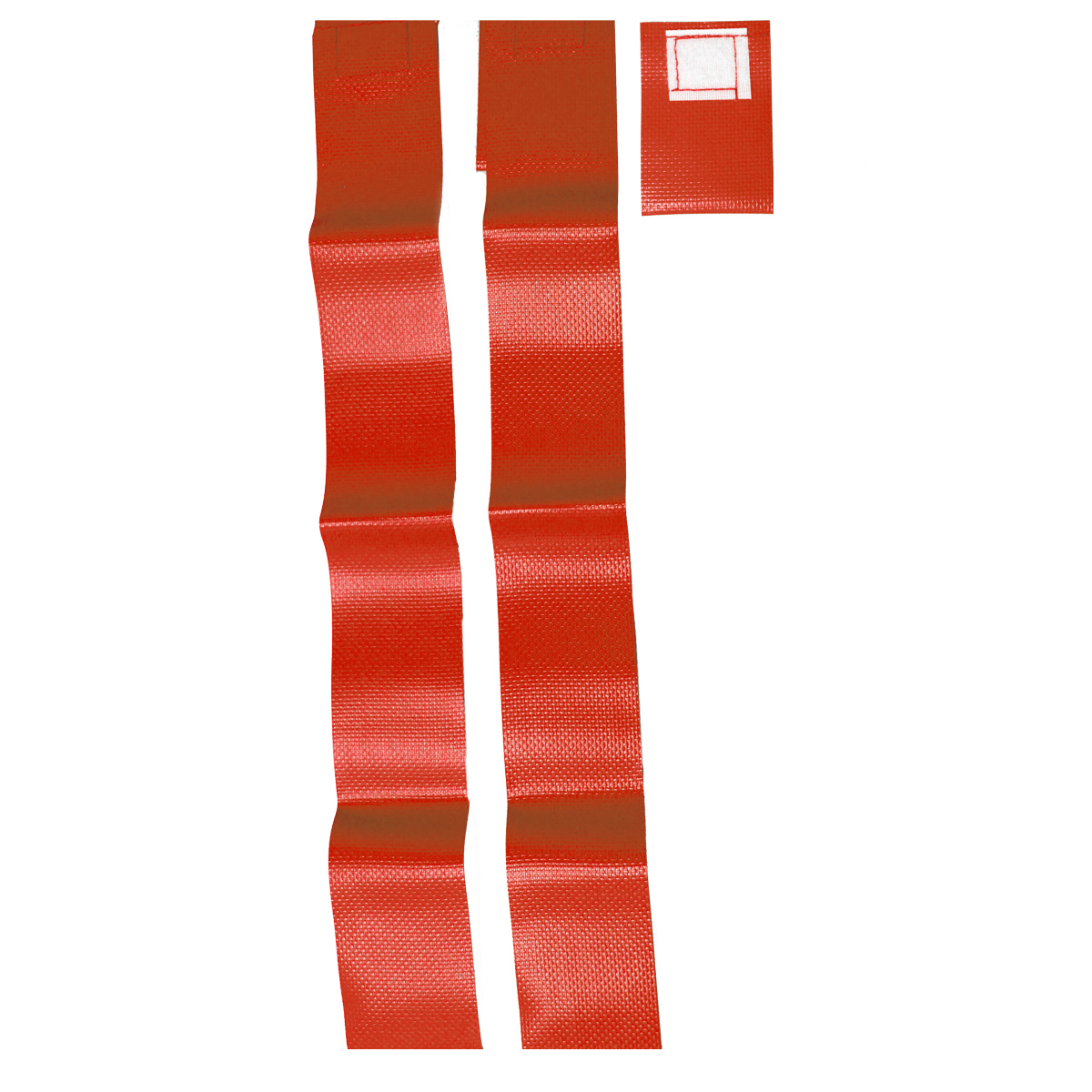 Standard Red Football Flags - set of 12 pair