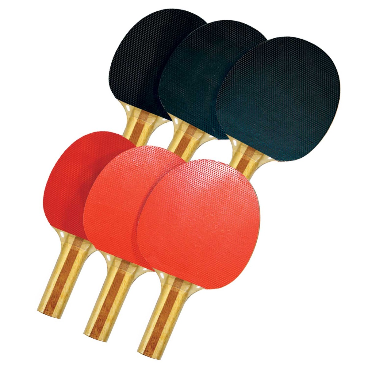 Wood Table Tennis Paddles pack of 6
