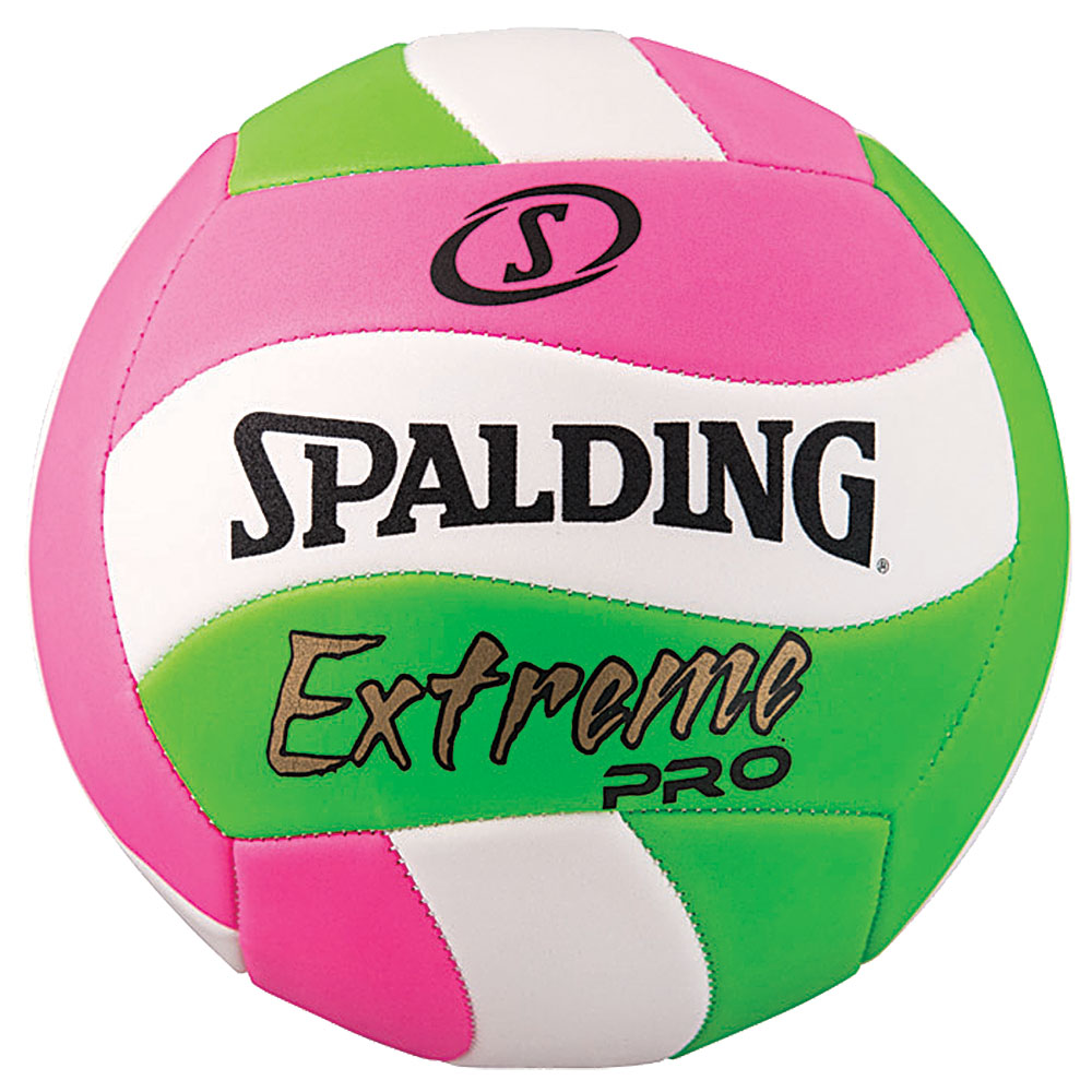 Spalding Extreme Pro Wave Volleyball - Pink & Green