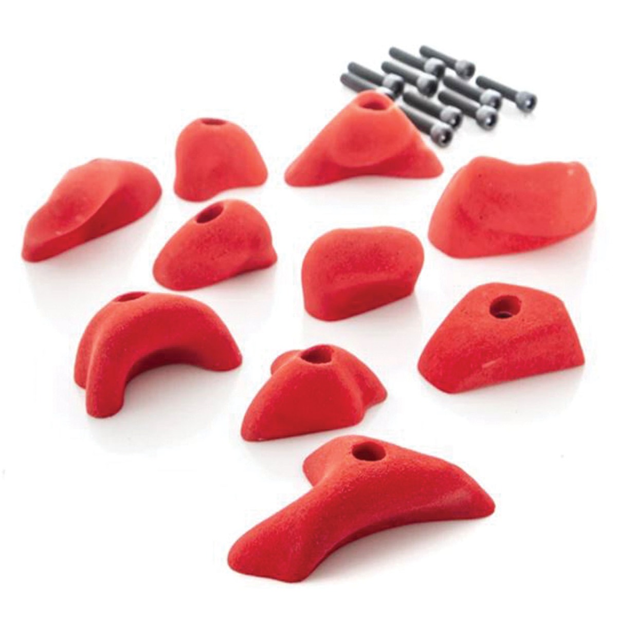 Red Advanced Holds Set of 10