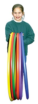 24" No Kink Hula Hoops™/dozen in 6-Colorz