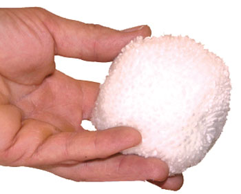 3" White Yarn Ball