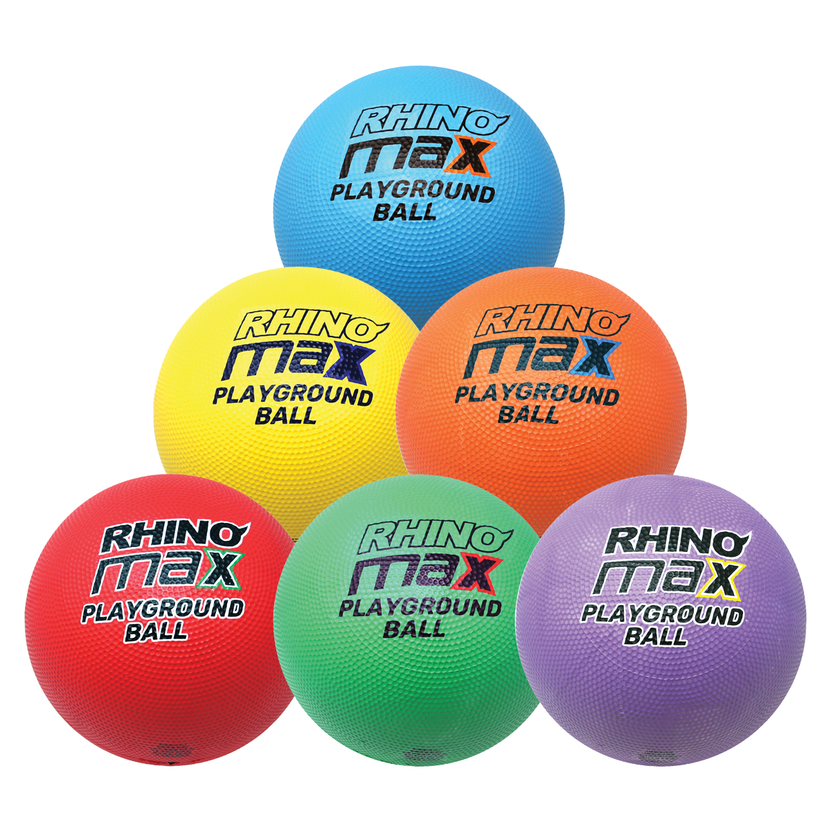 Rhino® Max Playground Balls   6-Colorz Set
