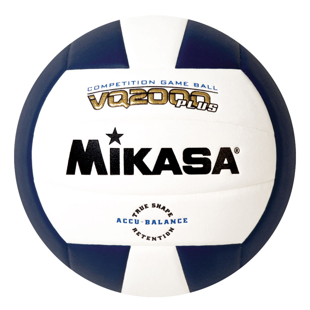 Mikasa VQ2000 Volleyball-Navy & White
