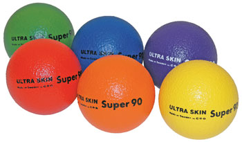 Ultra Skin 3 1/2" Latex Free Foam Softballs  6-Colorz Set