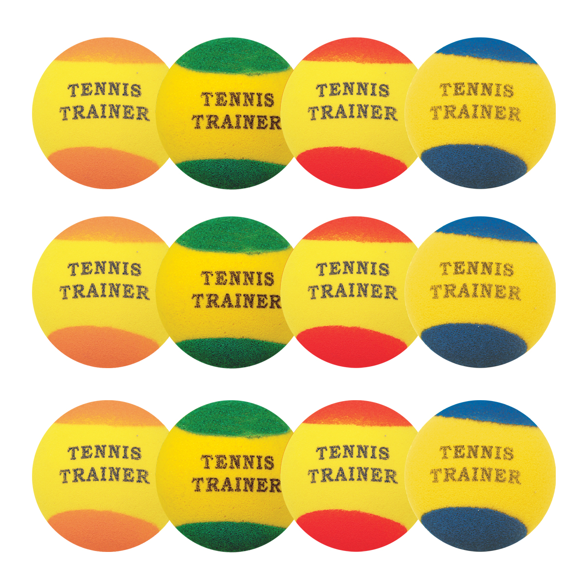 Oversize Tennis Trainers Set of 12