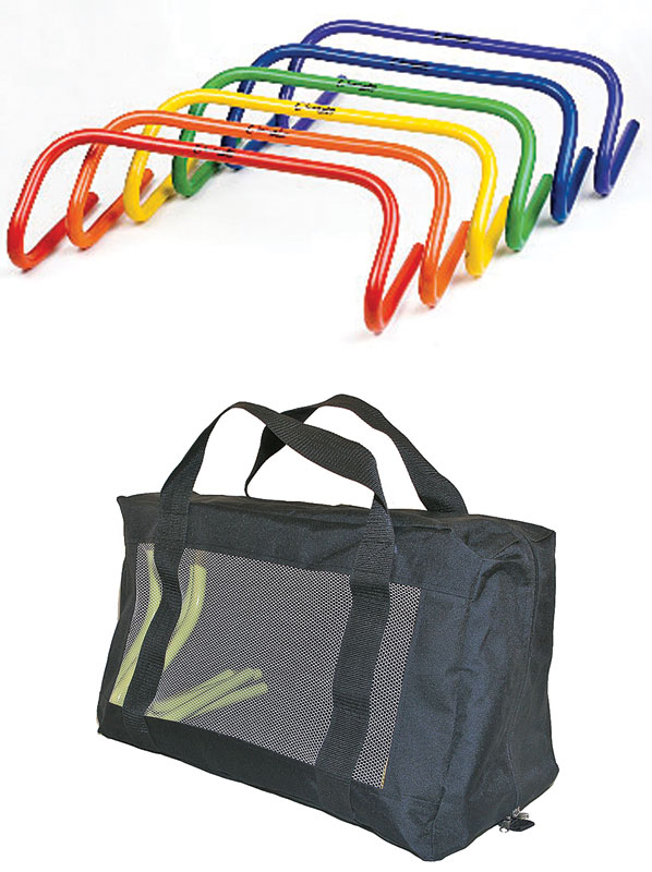 6" Speed Hurdles  6-Colorz Set plus bag