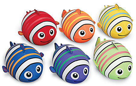 Fish Footballs  6-Colorz Set