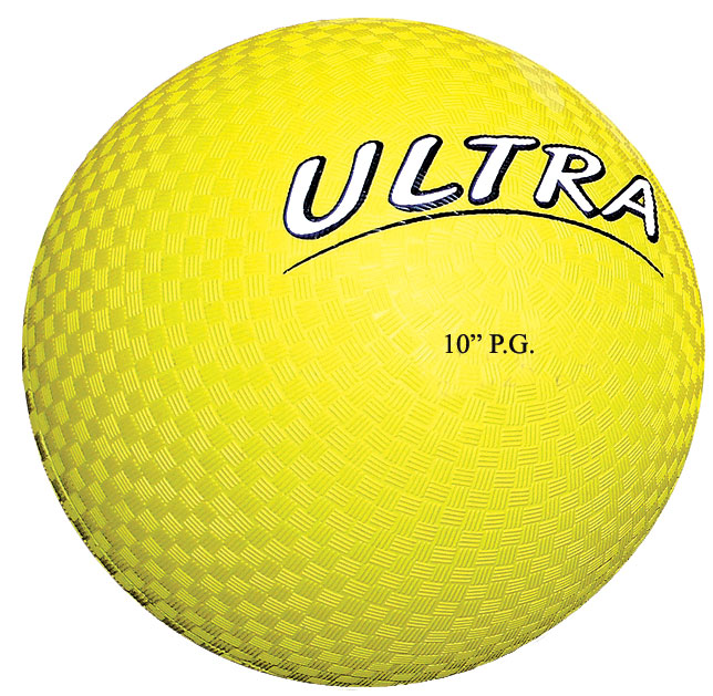 10" Yellow Ultra Playground Ball
