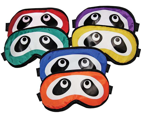 Blindfolds - Panda Eyes 6-Colorz Set