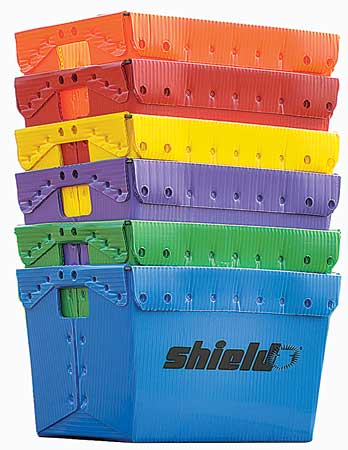 Shield Storage Bins - 6-Colorz Set