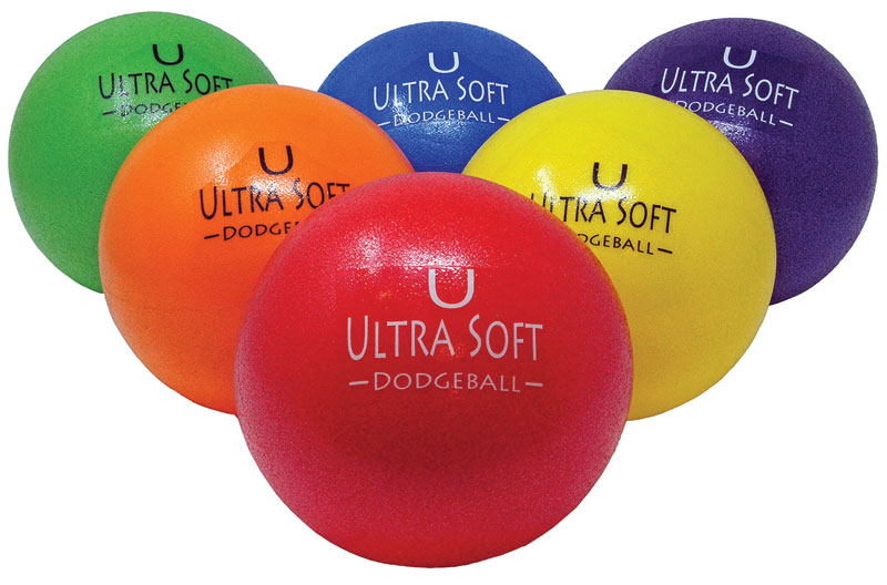 Ultra Soft Dodgeballs - 6-Colorz set