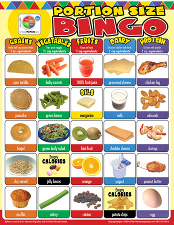 MyPlate Bingo Game