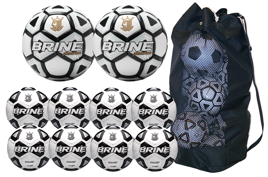 Brine Voracity PU Soccer Ball Bundle