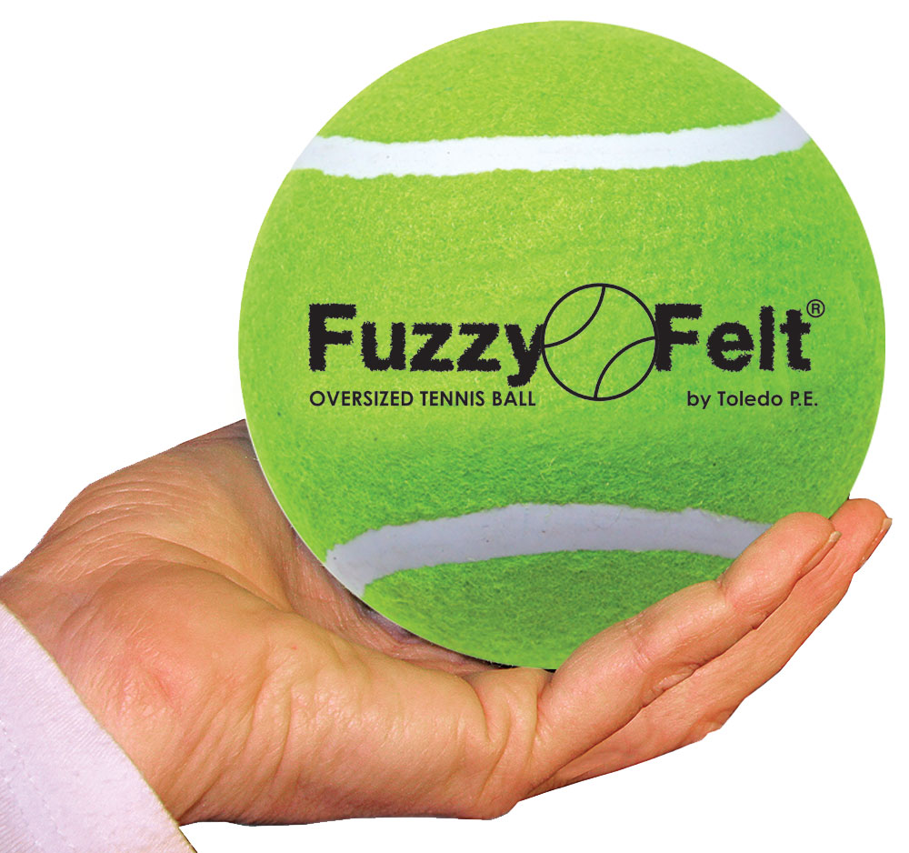 Fuzzy Felt Oversized Tennis Balls