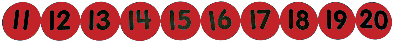 Poly Numbered Markers