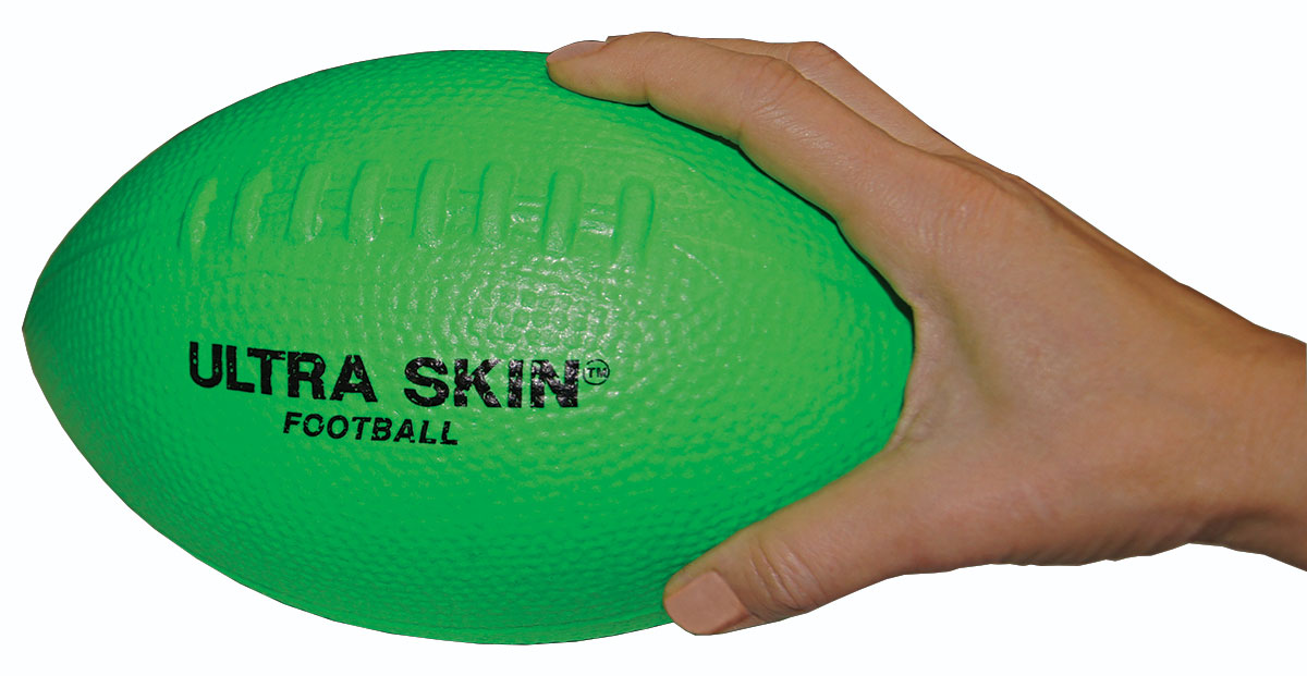 Ultra Skin 9.5" Latex Free Foam Footballs - Set of 3