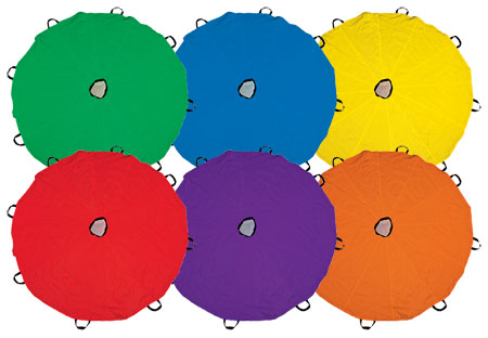 6 Ft. Parachute 6-Colorz Set
