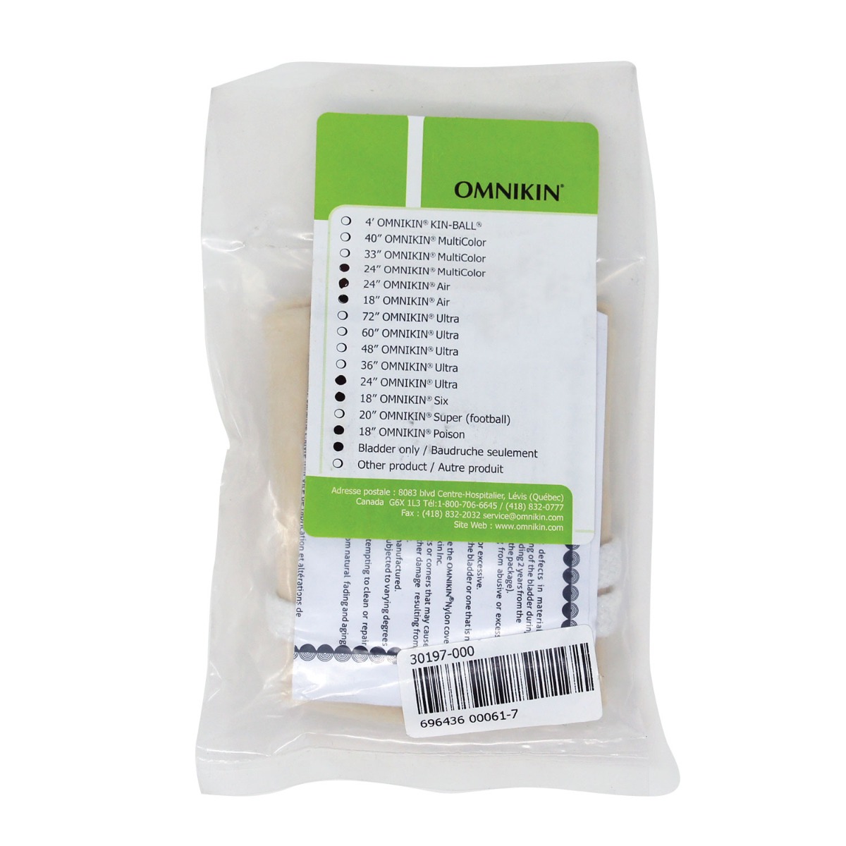 OMNIKIN® Air Ball Bladder 18"-24"