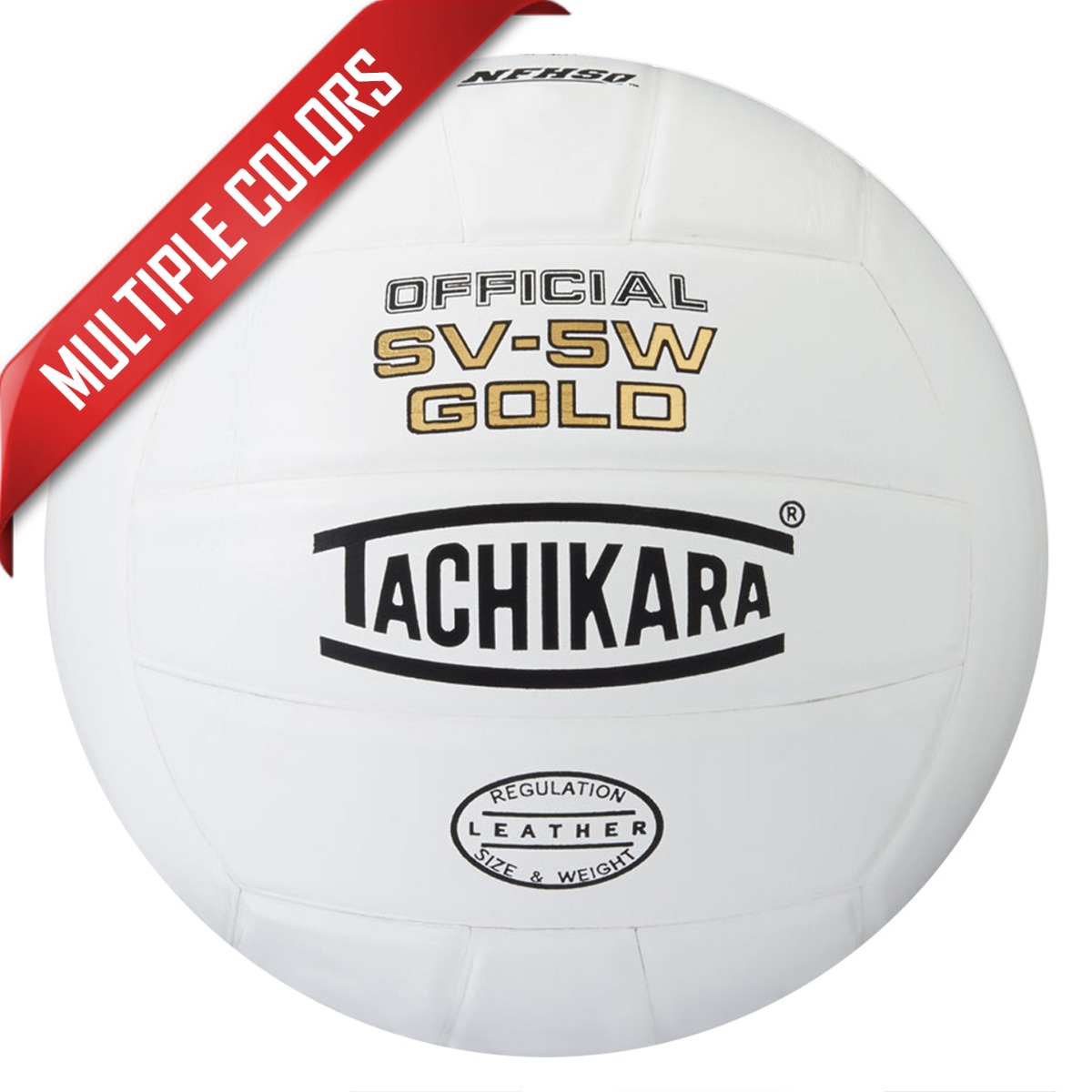 Tachikara SV5W Gold Leather Volleyballs