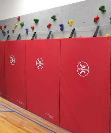 20' W x 6'H Climbing Wall Closure System