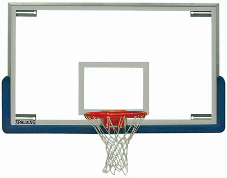 Spalding SuperGlass Collegiate Basketball Backboard 72x48