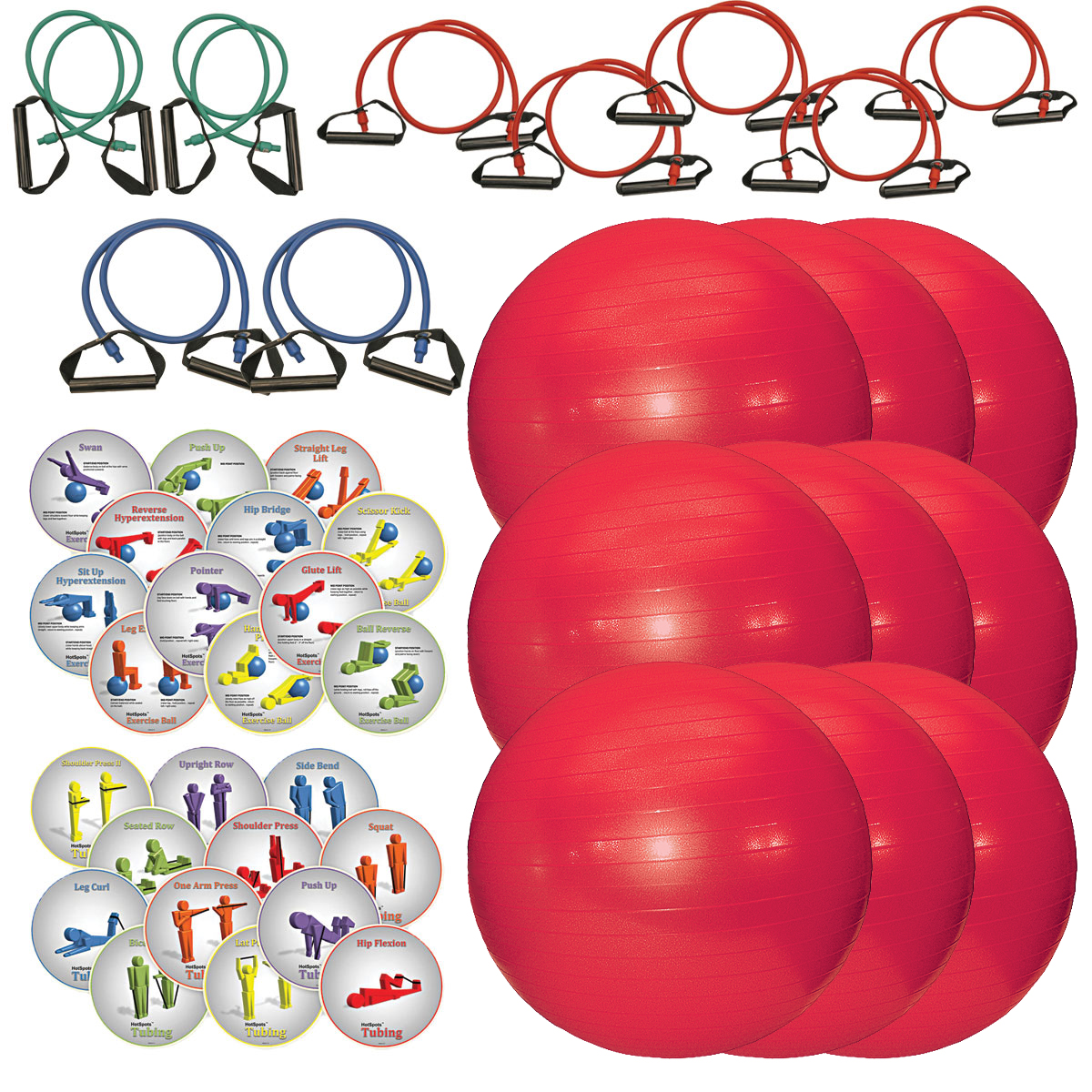 Anti-Burst Ball Class Pack-9 Student - 22"