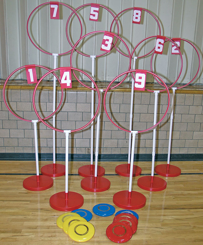 Individual Indoor Targets for the Hoop Target Game