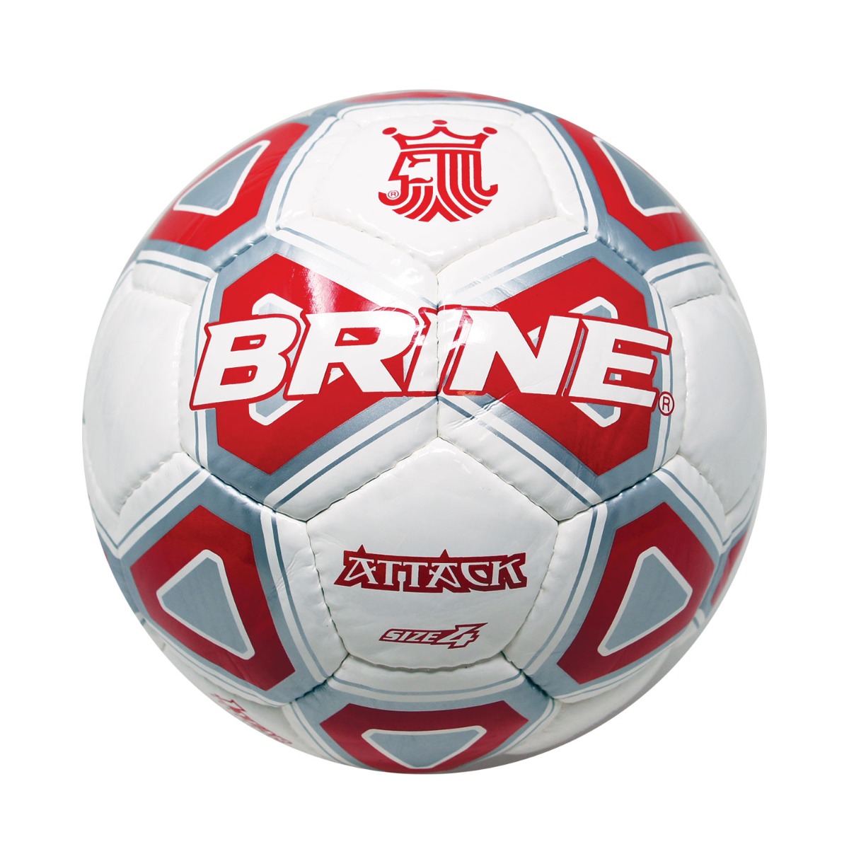 Brine Attack Soccer Ball Red Size 4