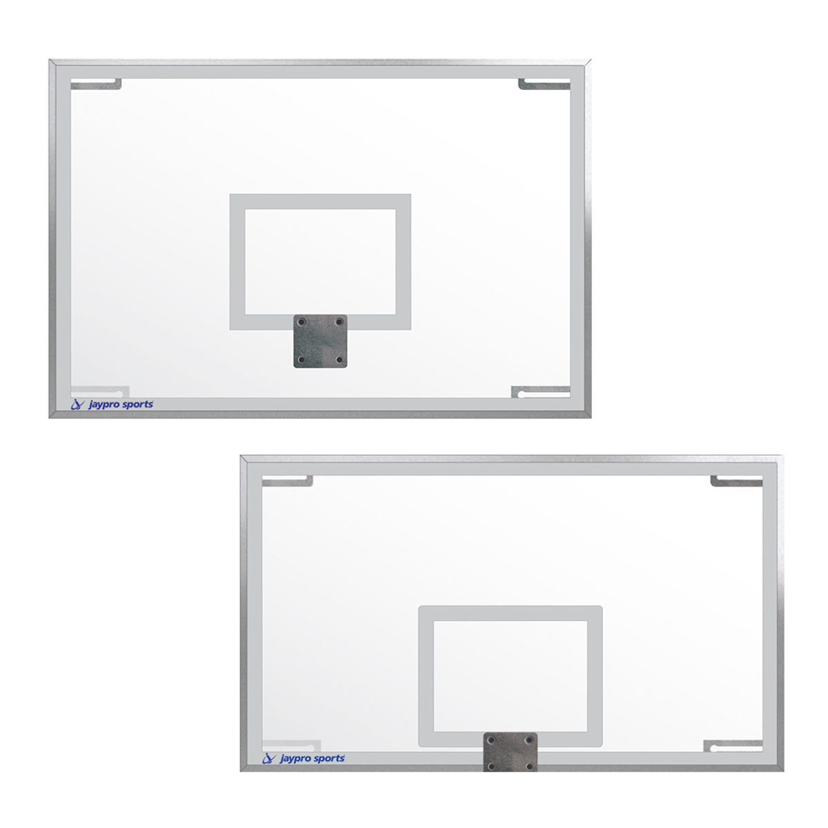 Jaypro Unbreakable Rectangular Glass Backboards