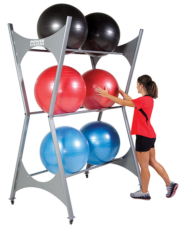 Power Systems Elite Stability Ball Storage Rack (holds 6 balls)