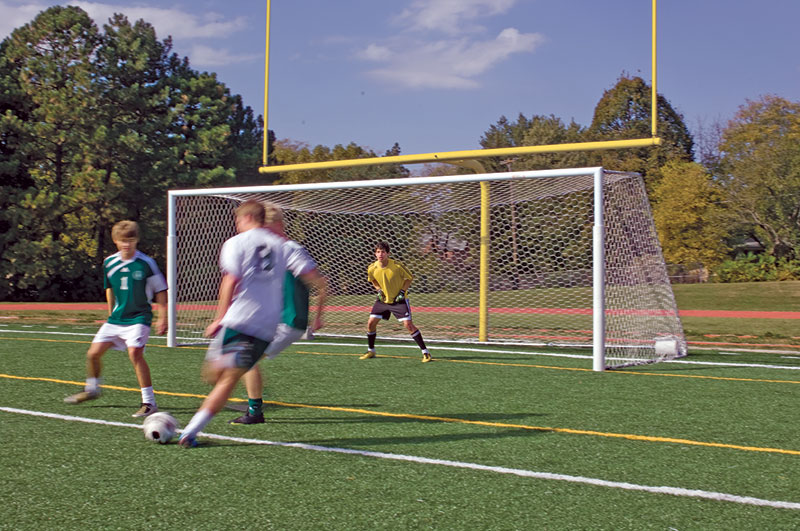Bison Shootout™ No-Tip™ Portable Goals w/ 4" square posts