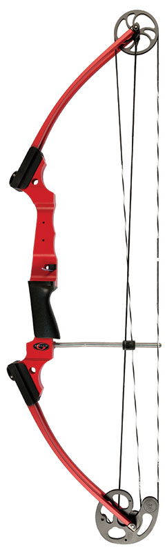 Genesis Compound Archery Bow (cherry red) - for left-handed users