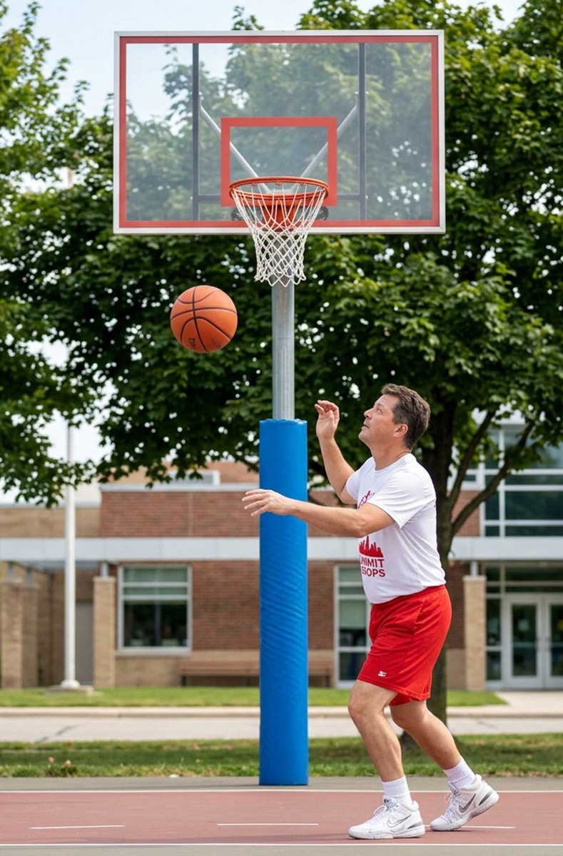 Lace On Basketball Post Pads (For Posts up to a 2.75" Diameter)