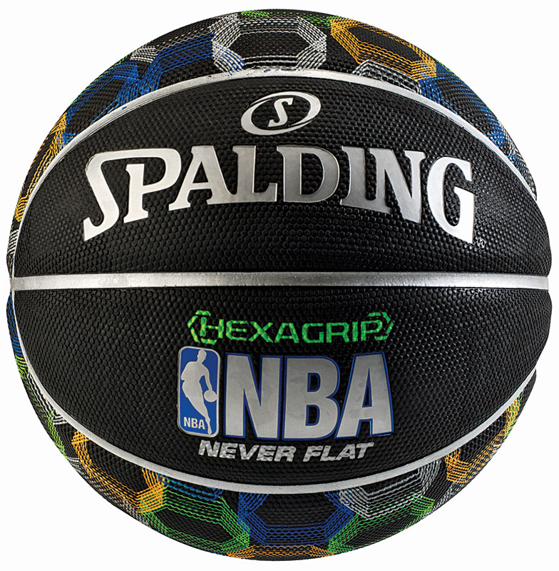 Spalding Hexagrip never flat Rubber 29.5" Official Basketball