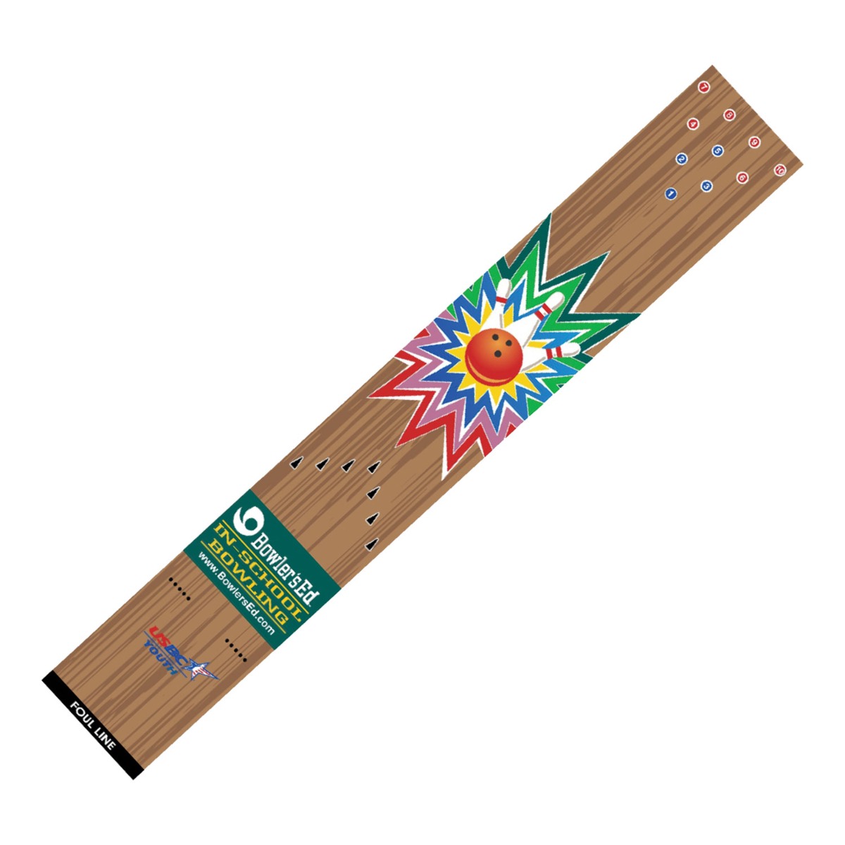 20 Foot Long Bowler's Ed™ Bowling Carpet