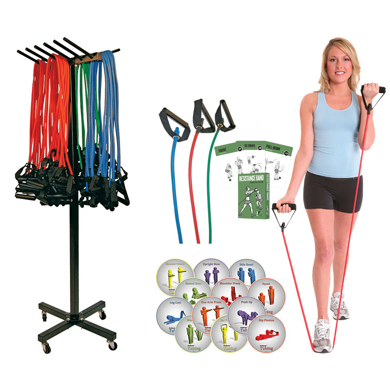 Resistance Tube Package (50 tubes) with Cart